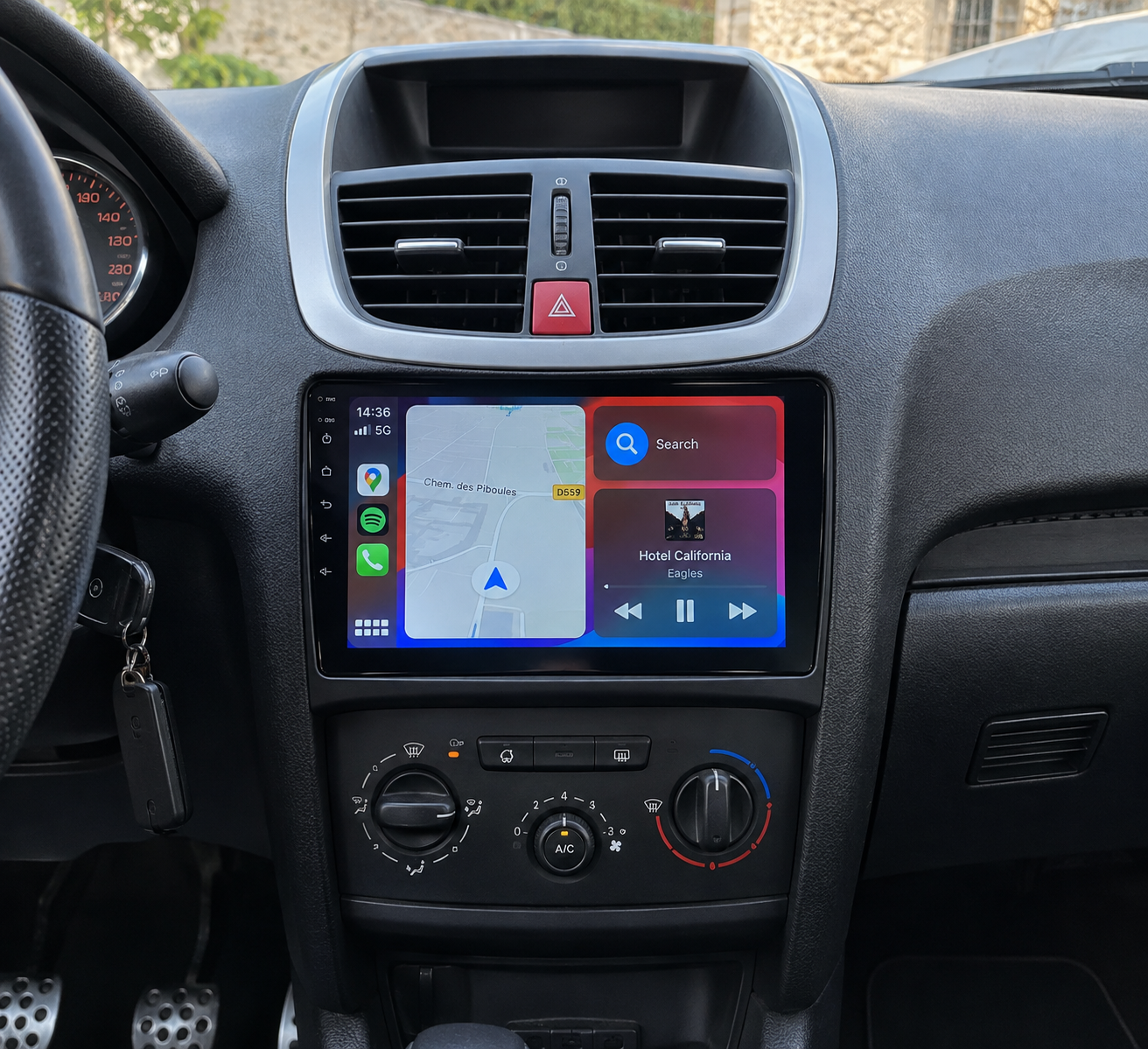 RENUVO Fit Peugeot 207 9”